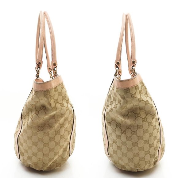 Auth Gucci Tote Bag Beige Canvas #12847G12 - Picture 13 of 13